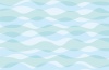 夏のおしゃれな波系模様・ブルー背景画