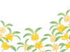 キンモクセイの花枝の背景素材
