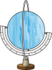 天王星儀のイメージ（主線あり）