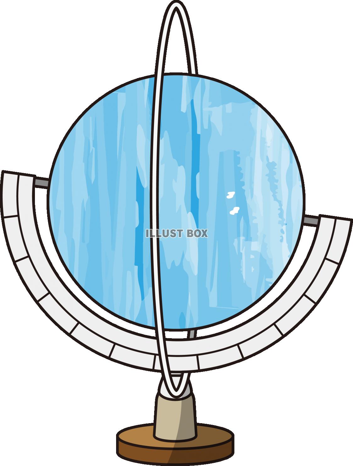 天王星儀のイメージ（主線あり）