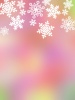 雪の結晶壁紙グラデーションカラー背景素材