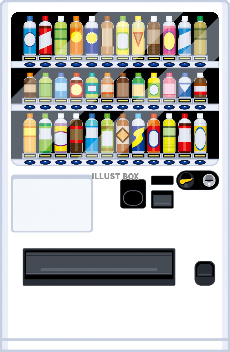 無料イラスト 飲料の自動販売機 自販機