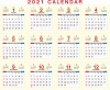 2021年 卓上カレンダー（1年間）まとめ・定番・シンプル