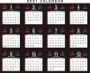 2021年 卓上カレンダー（12ヶ月）まとめ・定番・黒