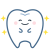ピカピカの歯のイラスト