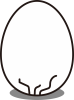 コロンブスの卵のイメージイラスト（ベクター）