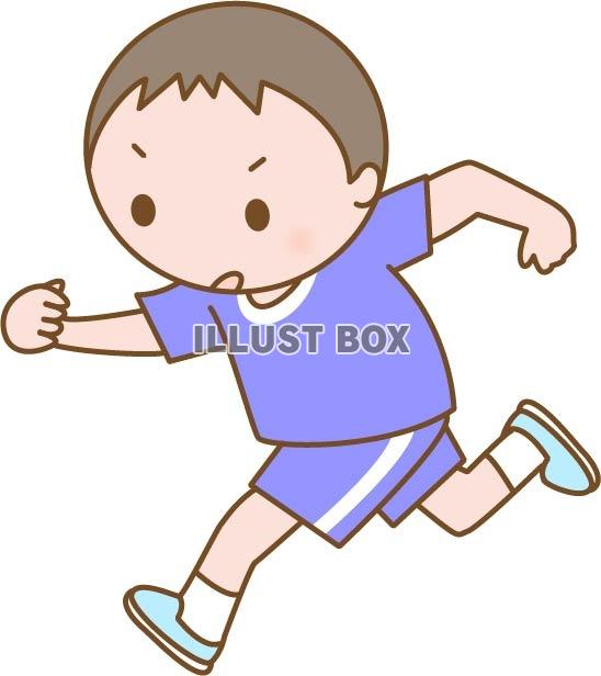 無料イラスト 走る子ども 運動会