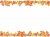 紅葉秋冬葉っぱシンプル手書き水彩飾り枠背景フリー素材【9月10月11月頃の植物】