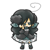 可愛いロリィタの女の子イラスト