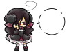 可愛いロリィタの女の子イラスト