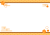  橙の麻の葉模様フレーム◆透過PNG