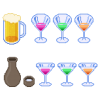 アルコールのドット絵