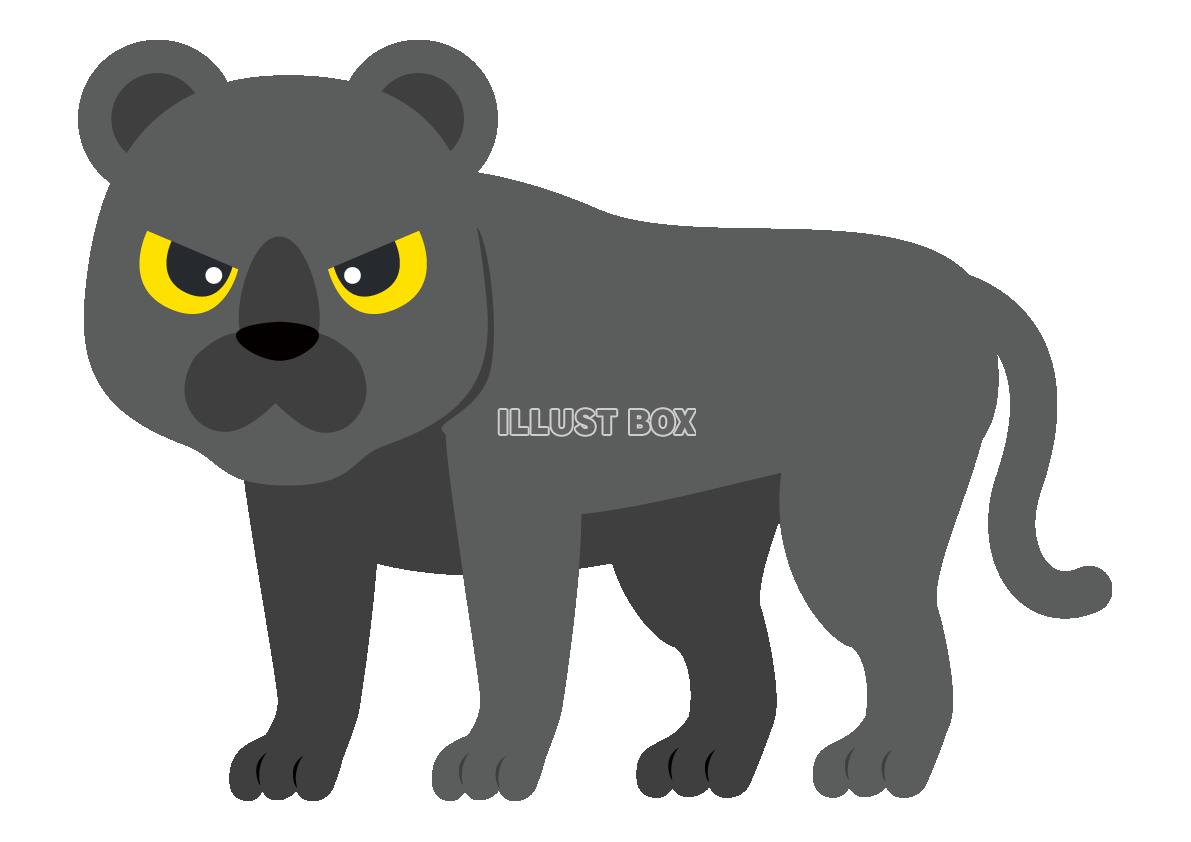 クロヒョウ イラスト