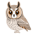 トラフズク　（日本の野鳥）透過PNG