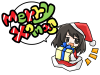 クリスマスにサンタのコスプレをした女の子