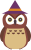 ハロウィンふくろう