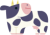 牛のかわいいイラスト