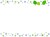 葉っぱフレームシンプル飾り枠素材イラスト。透過PNG