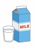 食材シリーズ　牛乳