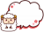 干支の未と吹き出し
