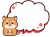 干支の戌と吹き出し