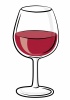 アルコールドリンク　グラスワイン　赤ワイン