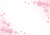 水彩風★桜のフレーム