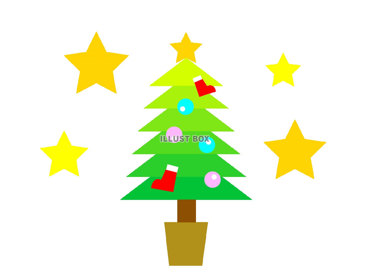 クリスマスツリー(透過png)