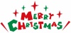 MERRY CHRISTMAS・英語ポップロゴ