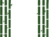 シンプルな竹フレーム　コピースペース