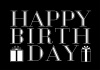  誕生日★Happy Birthdayロゴ★フォント