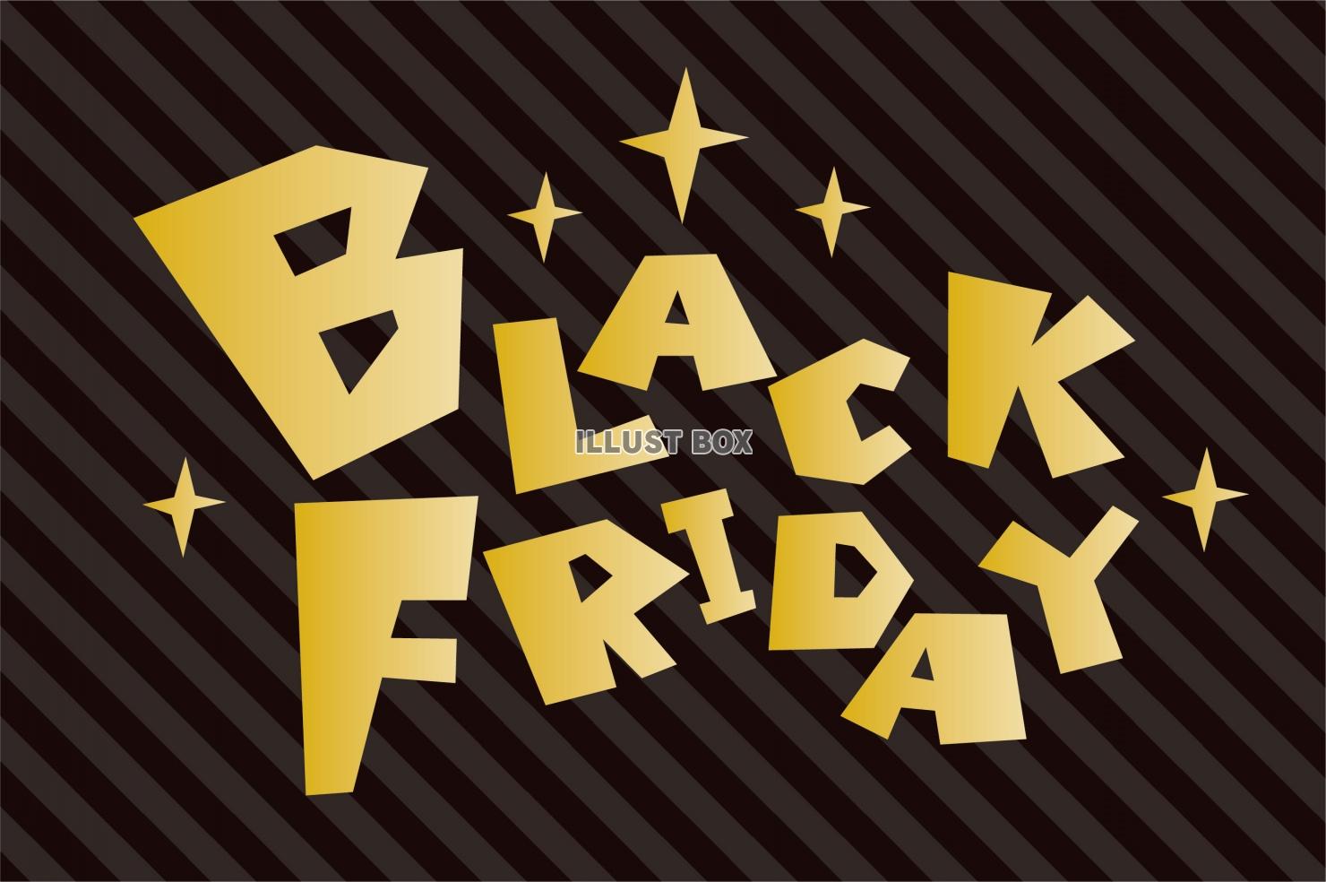 BLACK FRIDAY ブラックフライデー・英語ポップ...