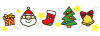 クリスマスのライン　透過png