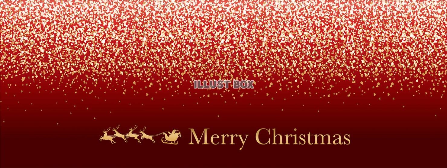 クリスマスのキラキラ輝く背景イラスト