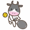 丑12_23（テニスをする牛さん）