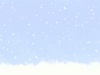 絵本風の幻想的で可愛い絵本の様な雪が降る風景