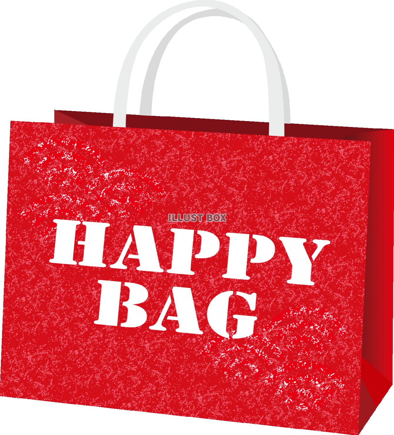 透過PNG冬謹賀新年初売りセールhappybag福袋赤イラス...