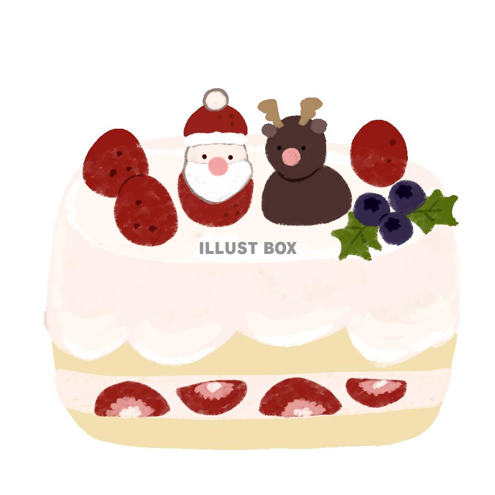 クリスマスケーキ イラスト無料