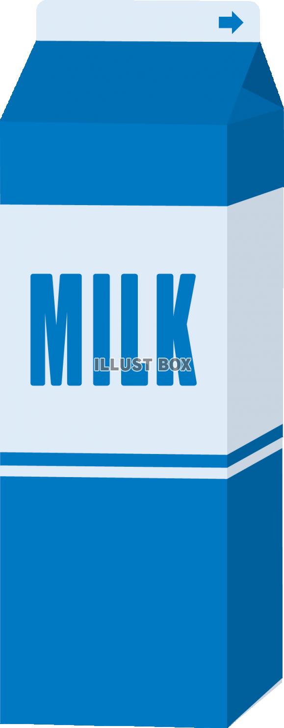 牛乳パック（青）1000ml・ 紙パック（ミルク MILK）