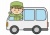 自動車08_05（バン・ワゴン・男性・作業員）