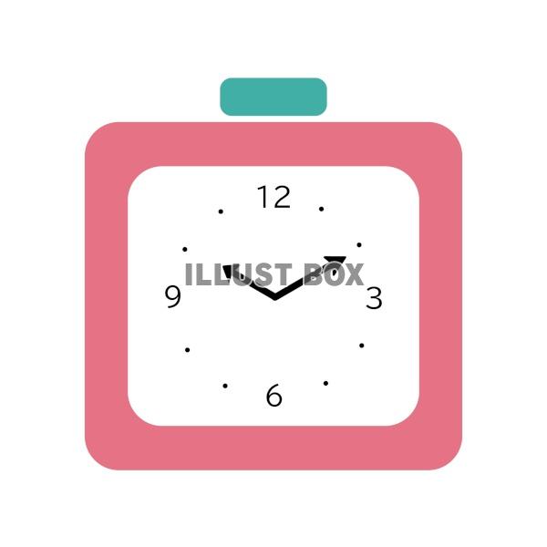 目覚し時計(ピンク)