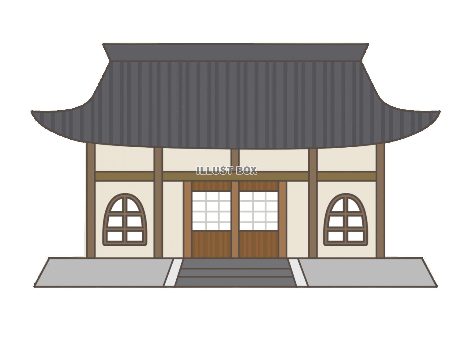 無料イラスト 寺