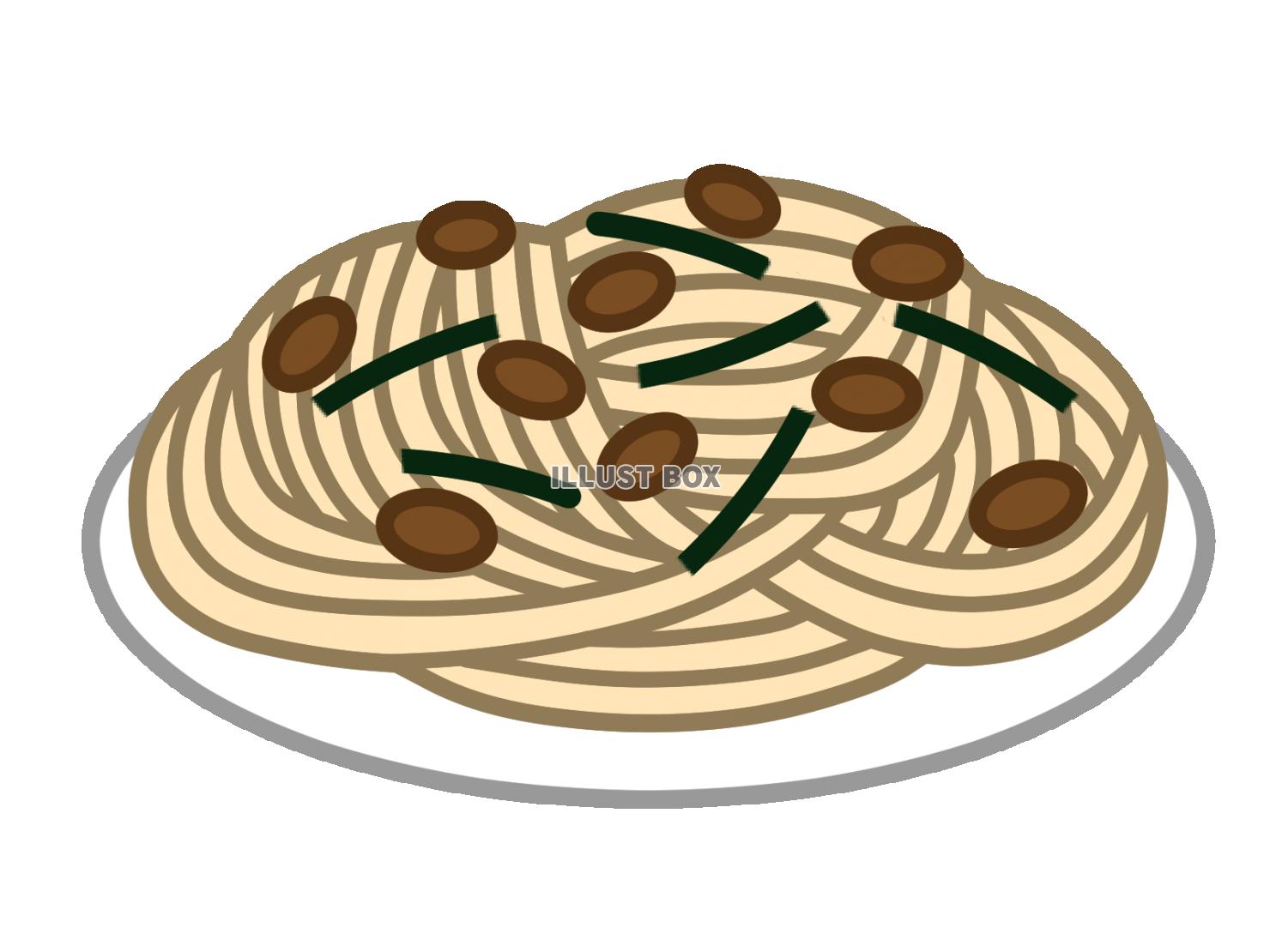 無料イラスト 納豆パスタ