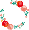 北欧風の花のイラスト