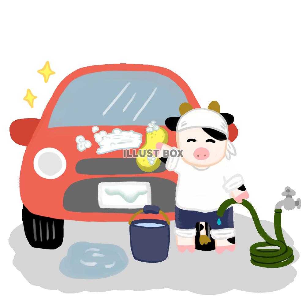 洗車 イラスト無料