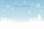 冬のカード02【雪の結晶/ブルー】
