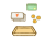 コイントレイとお金（文字なし）