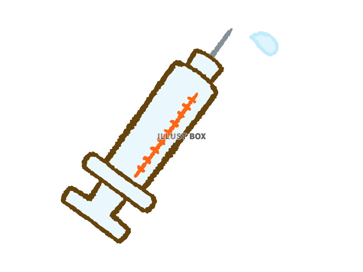 注射器 イラスト無料