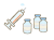 ワクチンと注射器