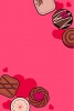 チョコレートのバレンタインカード